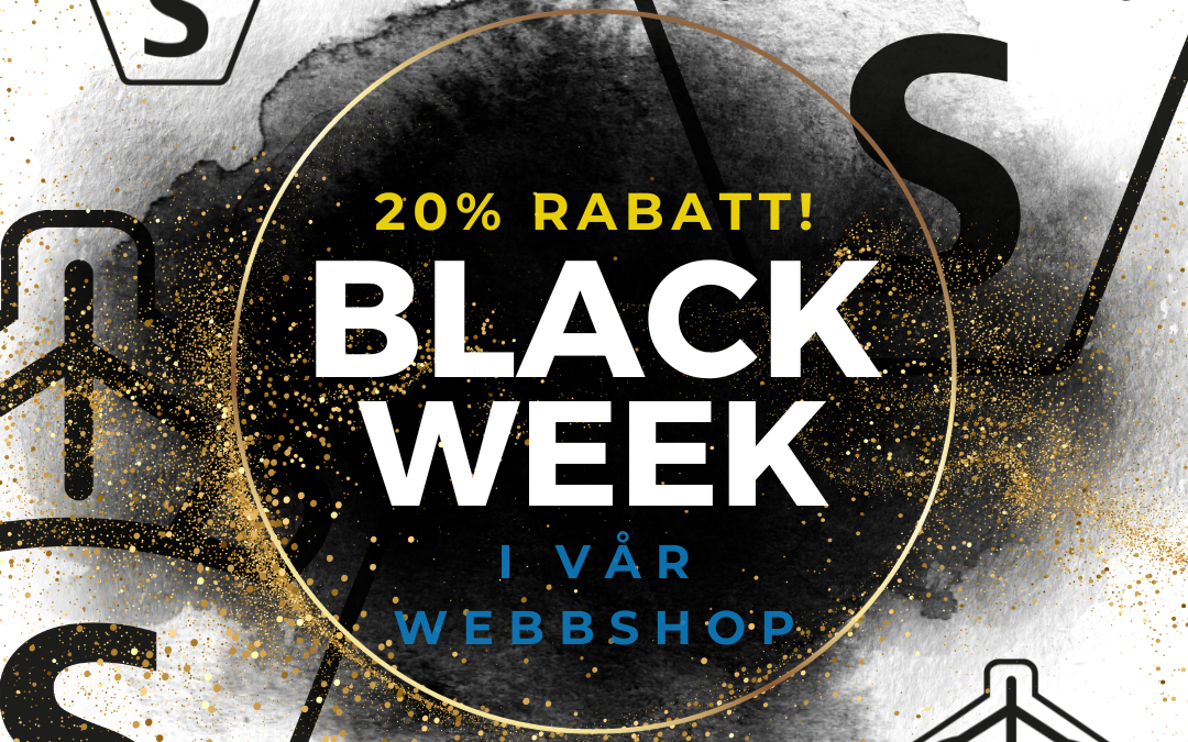 Black Week – 20% i SWBs webbshop för medlemmar