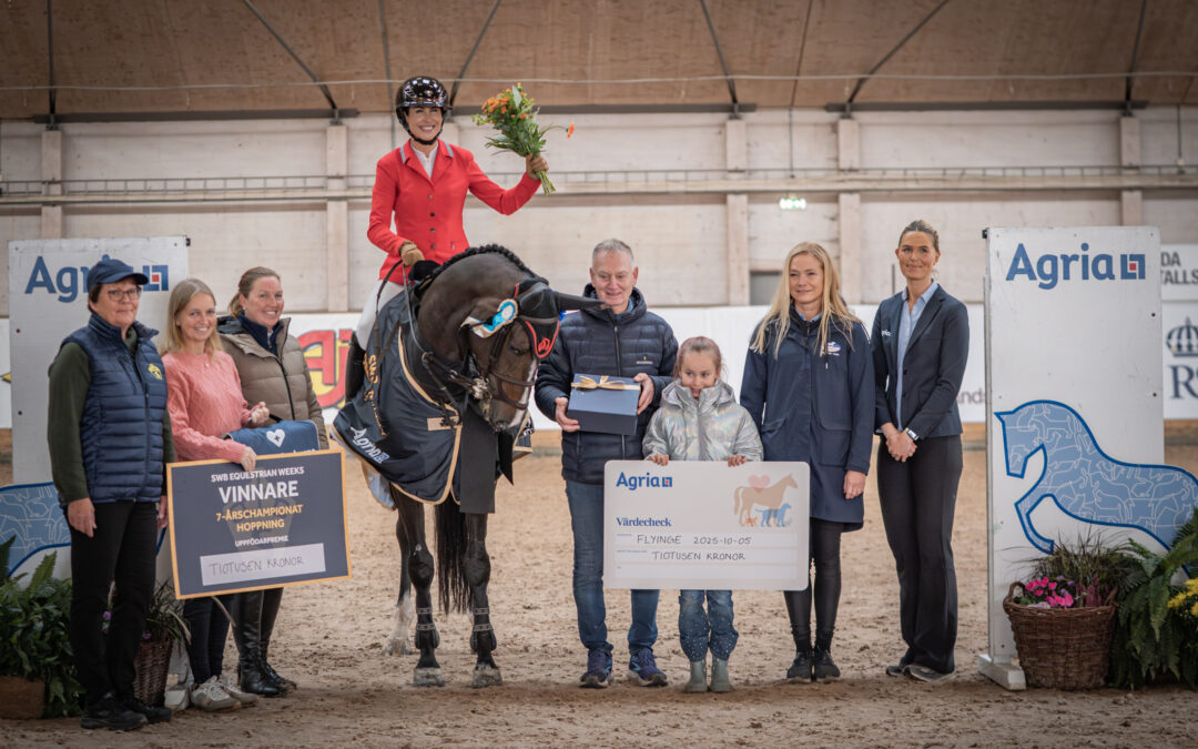 No Doubt (34) (SWB) med Sofia Farman Zetterman vinner SWB 7-årschampionat by Agria