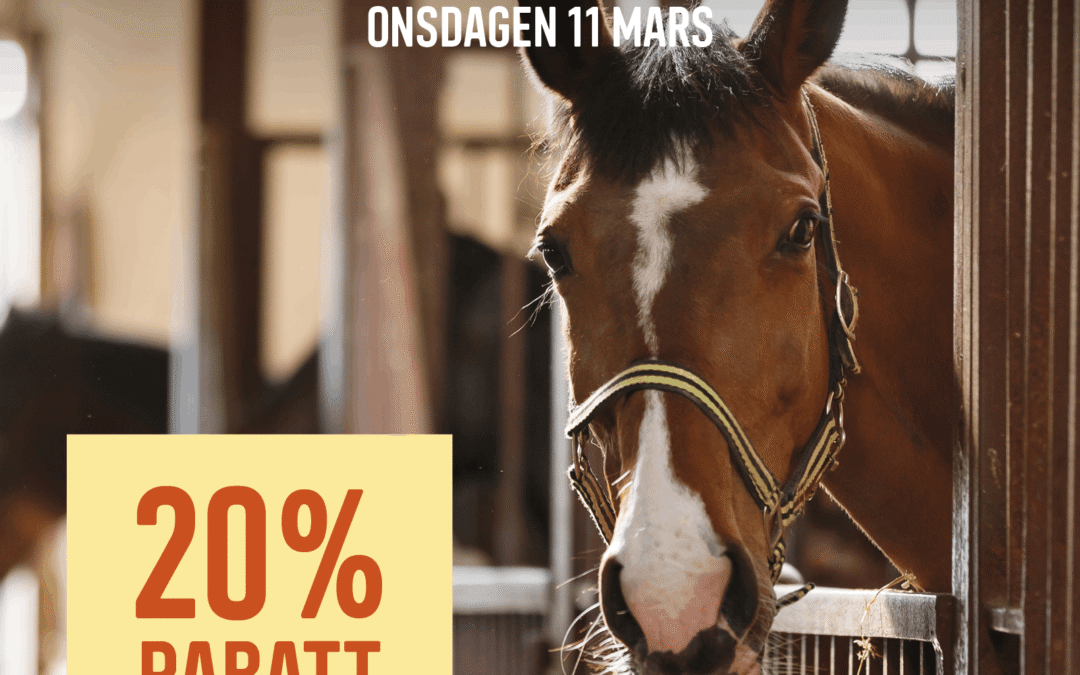 Hästföretagsdag hos Granngården 11 mars – få 20% på ett köp!
